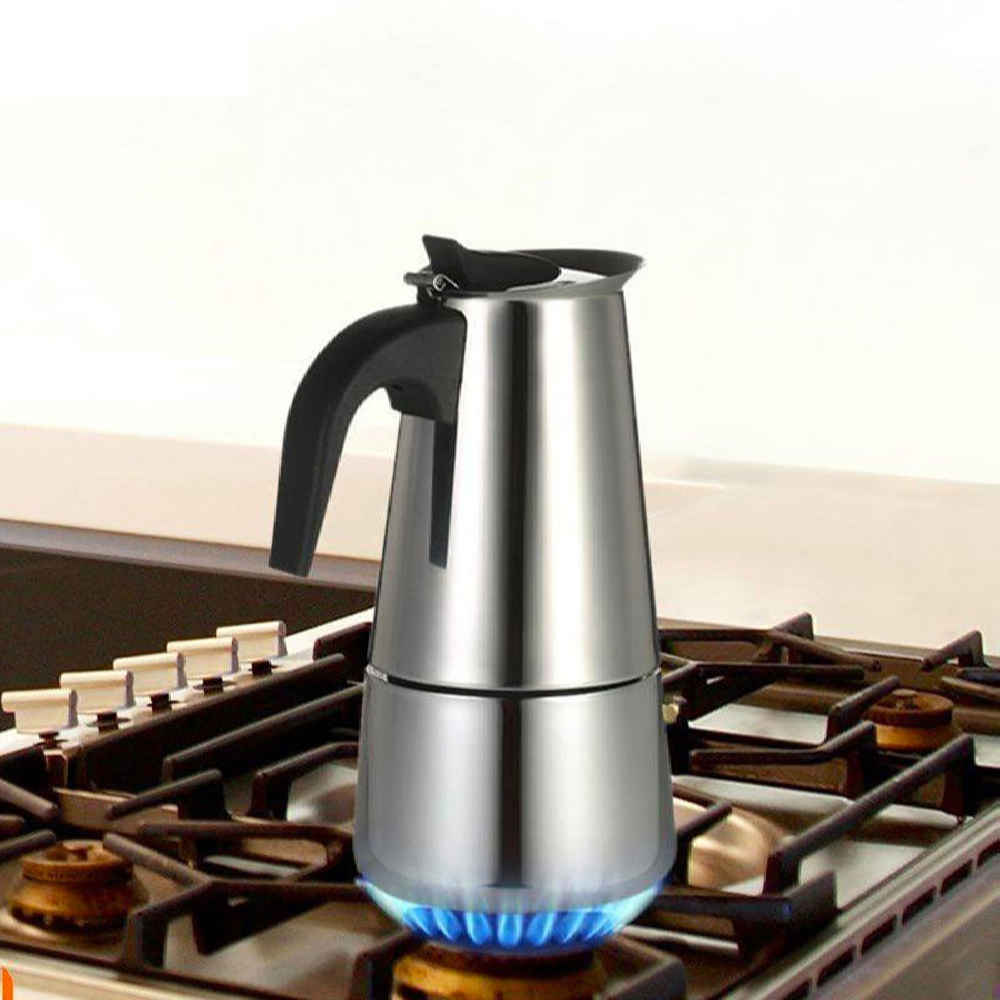 Unico Life Classic Moka Pot – Stovetop Espresso Maker, 4-Cup Capacity