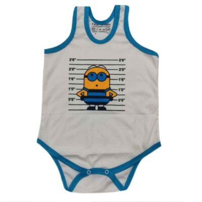 Newborn Sleeveless Onesie with Minions Design