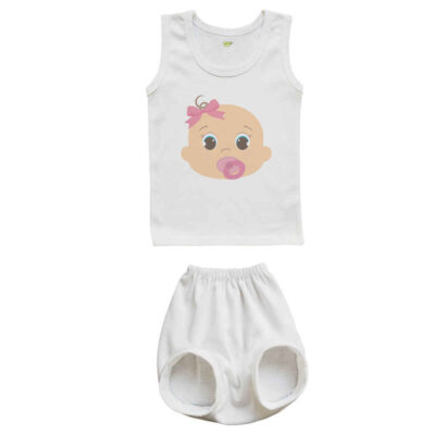Newborn Vest Top & Shorts Set Model Baby Girl