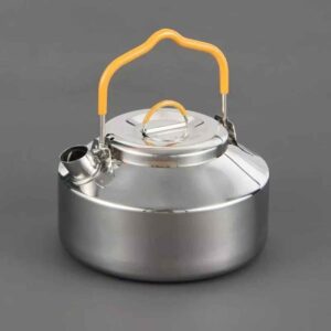 Steel Lightweight Outdoor Camping Kettle – Durable for Campfires
