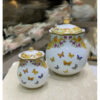 Porcelain Storage Jar - Stylish Storage for Coffee, Tea, & More (7x)