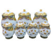 Porcelain Storage Jar - Stylish Storage for Coffee, Tea, & More (7x)