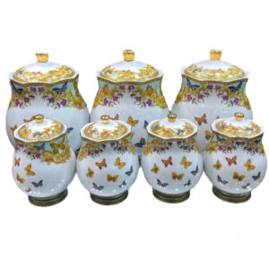 Porcelain Storage Jar – Stylish Storage for Coffee, Tea, & More (7x)