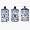 Porcelain Canister Jar for Kitchen Model Papillon ‌Set of 3