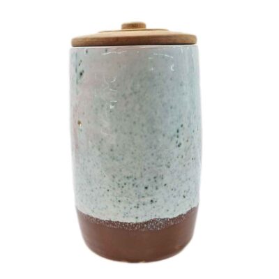 Behnush Minimalist Ceramic Kitchen Canister for Spices & Dry Food Storage
