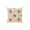 Punch Needle Cushion Cover - Embroidered Geometric Design