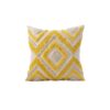 Punch Needle Cushion Cover - Embroidered Geometric Pattern Hamon