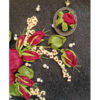 Ribbon Embroidery Clutch Handbag - Velvet with Sara Design