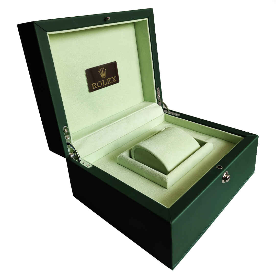 Rolex Watch Box with Synthetic Leather Cover – Single Slot