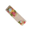 Snap Hair Clip Rectangular Shape with Flower Design (x2)