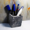 Flora Model – Botanical-Inspired Stone Desk Pen Holder