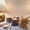 Persian Wooden Cube Tealight Holder Tile