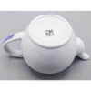 Porcelain Serving Teapot in White with Intricate Motif Hima