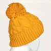 Women's Knitted Winter Beanie - Model Bubble