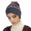 Women's Knitted Winter Beanie - Model Snow