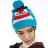 Women's Knitted Winter Beanie - Model Snow