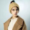 Women's Knitted Winter Beanie - Model Thick