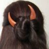 Wooden Hair Stick Handcrafted with Moon Design for Women
