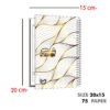 1403 Persian Daily Planner Calendar Notebook Model Parniyan