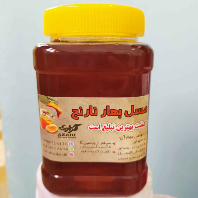 Iranian Bitter Orange Blossom Honey, Natural Honey with Bitter Orange Floral Notes, 1000g