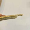Hand Engraved Brass Ashtray – Artistic Rectangular Design