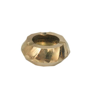 Handmade Brass Ashtray – Artistic Round Shape