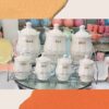 Ceramic Storage Jar - Stylish Storage for Coffee, Tea, & More, Embossed Negaran