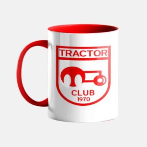 Sports Fan Mug – Tractor Football Club Logo Red & White