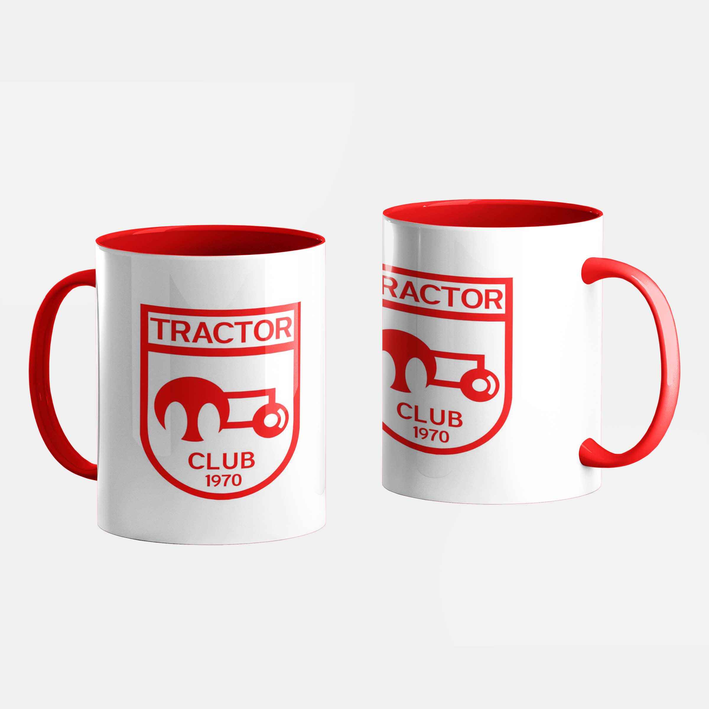 Sports Fan Mug – Tractor Football Club Logo Red & White