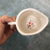 Handcrafted Pottery Pitcher with Flower Pattern Model Mini
