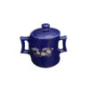 Ceramic Sugar Bowl with Lid Artistic Style Gol & Morgh