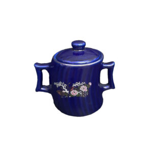 Ceramic Sugar Bowl with Lid Artistic Style Gol & Morgh