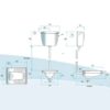 Perfod Squat Toilet Cistern Flush Tank – Modern Design, Easy Installation