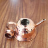 Copper Saffron Infuser Teapot Handcrafted Model Mess