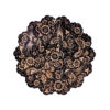 Persian Decorative Copper Engraved Wall Plate Flower & Bird Design