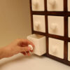 Handcrafted 9 Ceramic Drawers Chest with Wooden Box