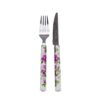 Fork and Knife Flatware Set with Ceramic-handled Model Bahar