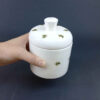 Ceramic Sugar Bowl with Lid Artistic Style