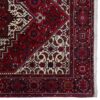 Hand-Knotted Persian Zanjan Masterpiece Sahar (Tribal Geometric Medallion) - Red Wool