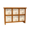 Handcrafted 6 Ceramic Drawers Chest with Wooden Box