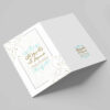 Happy Birthday Greeting Card with Persian-Inspired Typography (x10)