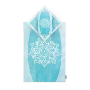 Islamic Prayer Mat Sajadah Lightweight with Blue Velvet Fabric