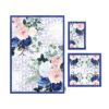 Islamic Prayer Mat Velvet Sajadah Lightweight with Flowers Design
