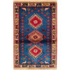 Authentic Persian Prayer Rug Hand-Knotted & Luxurious Sajada Diamond
