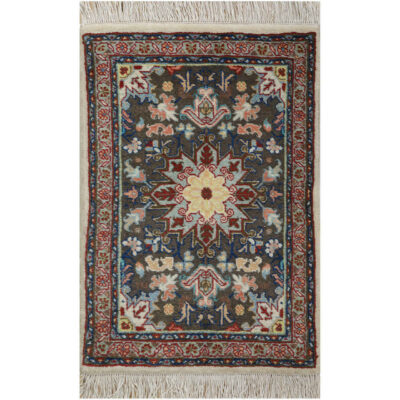 Authentic Persian Prayer Rug Hand-Knotted & Luxurious Sajada Haris