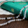 Islamic Sulemani Hakik Rosary Crafted with 101 Prayer Beads Tasbih Gray