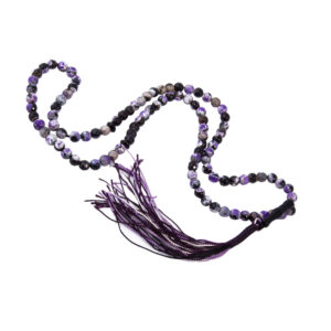 Islamic Agate Rosary Crafted with 101 Prayer Beads Tasbih Purple