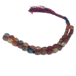 Islamic Sulemani Hakik Rosary Crafted with 33 Prayer Beads Tasbih Red