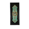 Clock with Islamic Design Featuring Wood Inlaid 4 Qul Surah Calligraphy