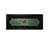 Traditional Islamic Wall Clock with Wood Inlaid 4 Quls Calligraphy